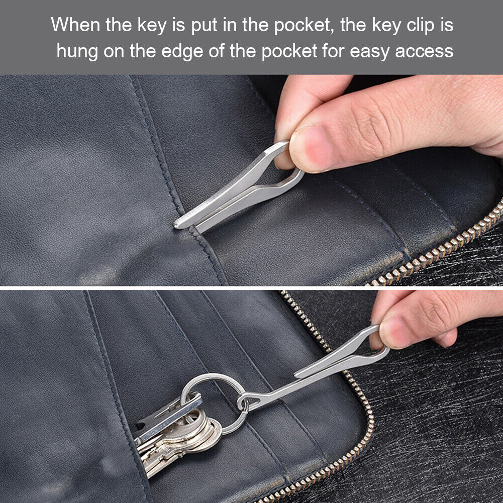 Portable Pocket Hanging Keychain Buckle for Backpack Outdoor Camping Tools