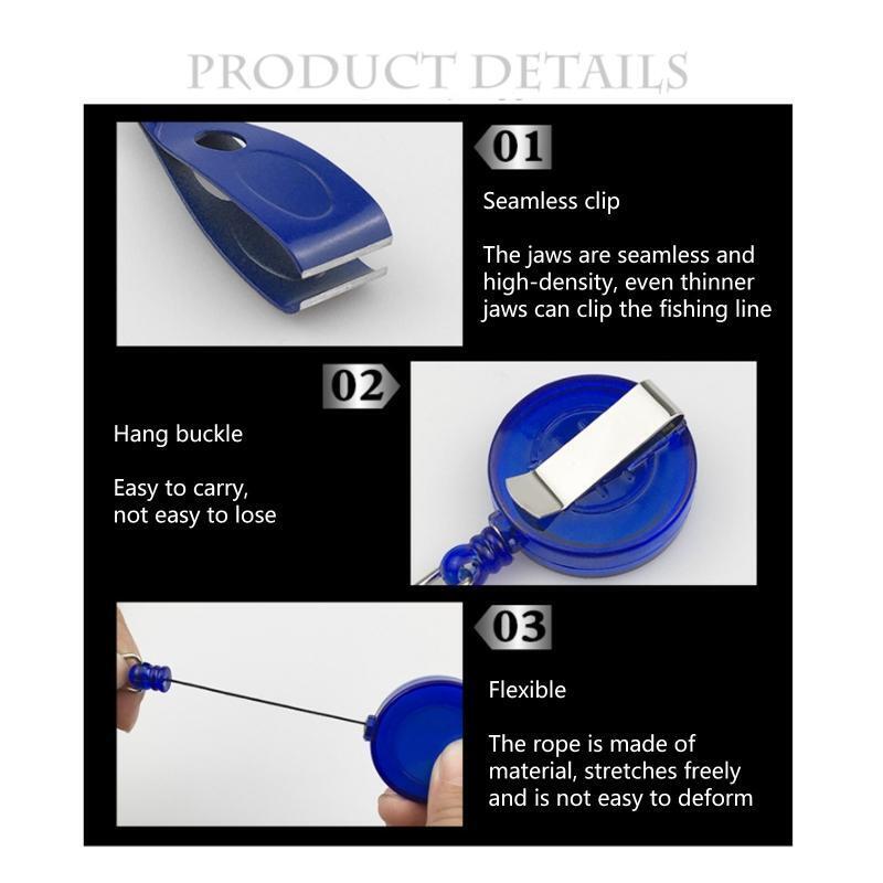 Fish Line Cutter Clips Pins Folding Fish Line Cut Clipper Scissor Fishing Tools