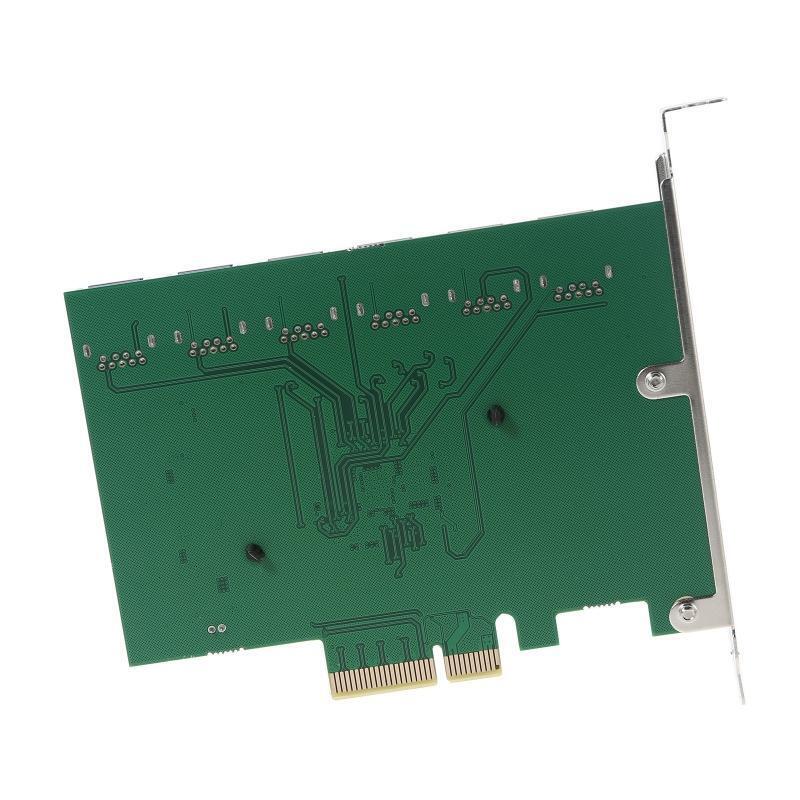 PCI-E Riser Board 4x to 16x Adapter Card PCI-E Graphic Card Riser 4X to 16X Slot