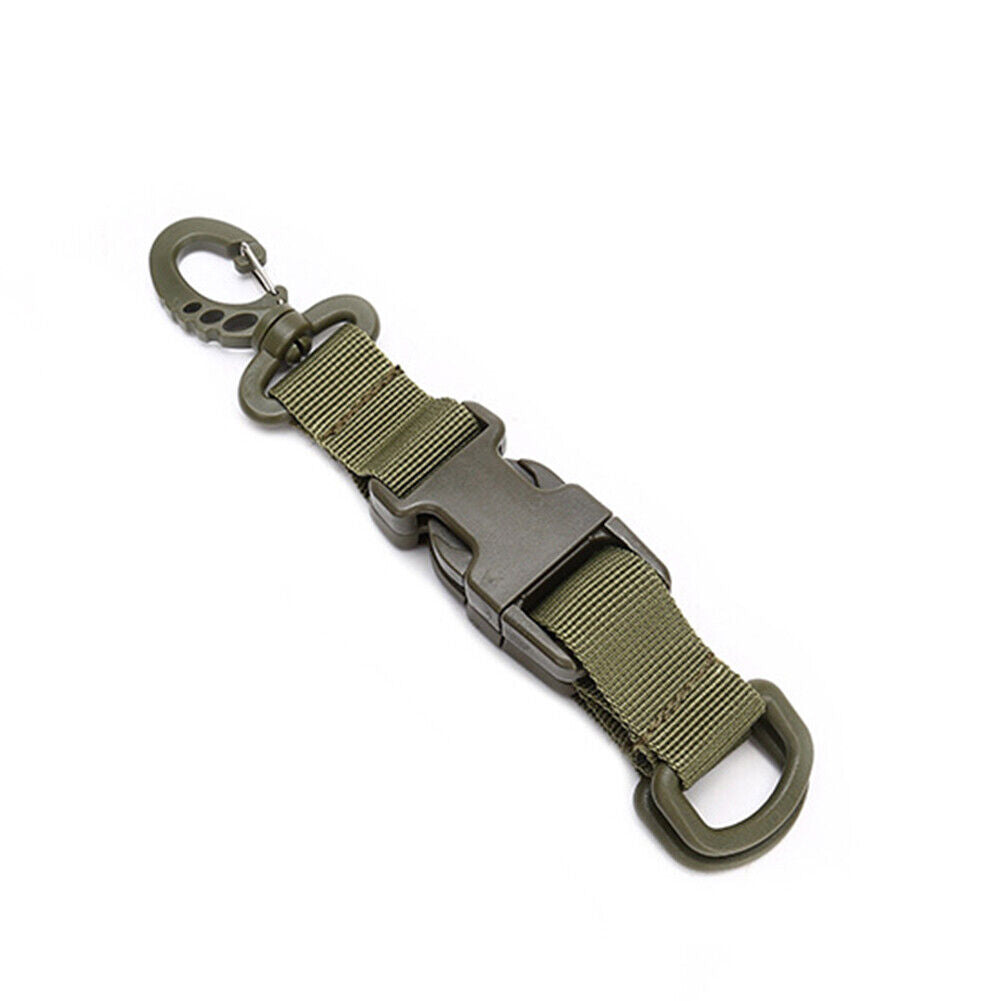 D-type Molle Hanging Buckle Outdoor Climbing Backpack Carabiner (Green)