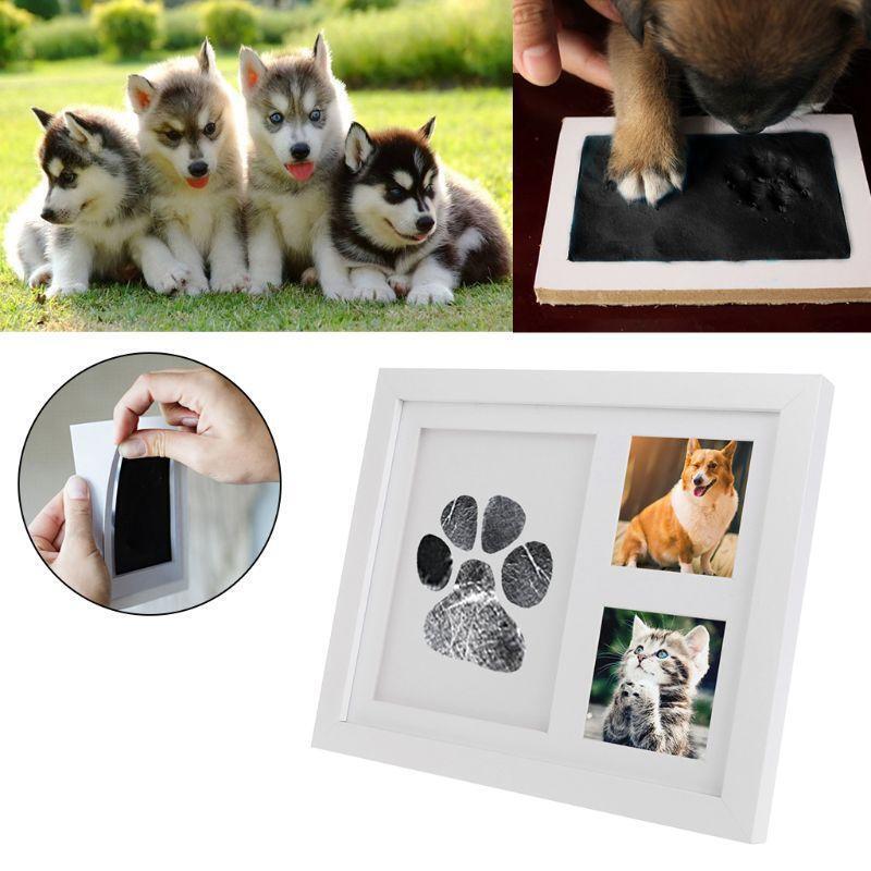 1 Set Baby Footprint And Handprint Ink Pads Paw Print Ink Kits For Pets And