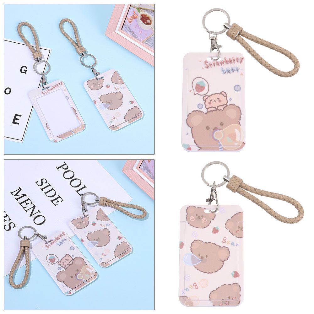 Cute Bus Card Case Bank Card Holder Identity Badge Cover ID Credit Holder