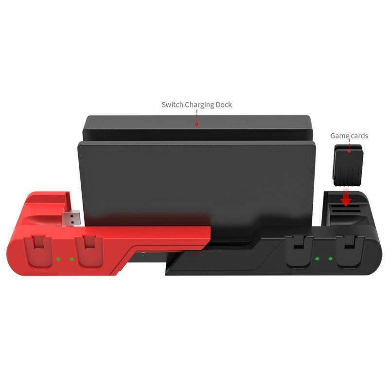 Charger  For Switch  Joycons Controller Gamepad 4-in-1Charging Dock