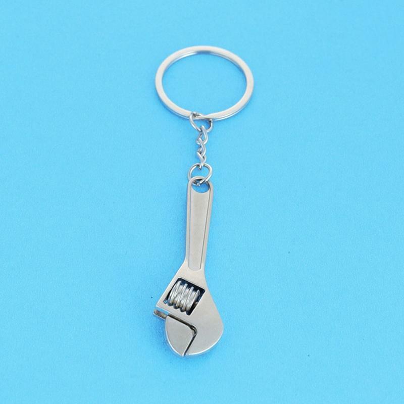 Adjustable Small Spanner Key Ring Tool Set Gifts Men Novelty Keyring Tools