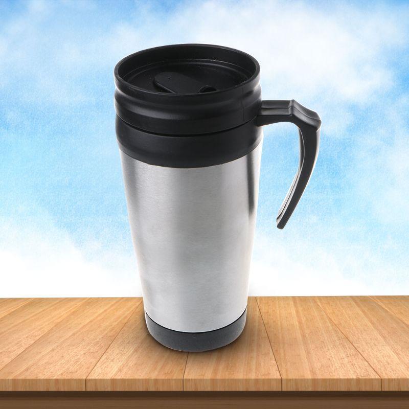 New 500ML Thermos Stainless Steel Insulated Coffee Tea Travel Car Mug Cup Travel