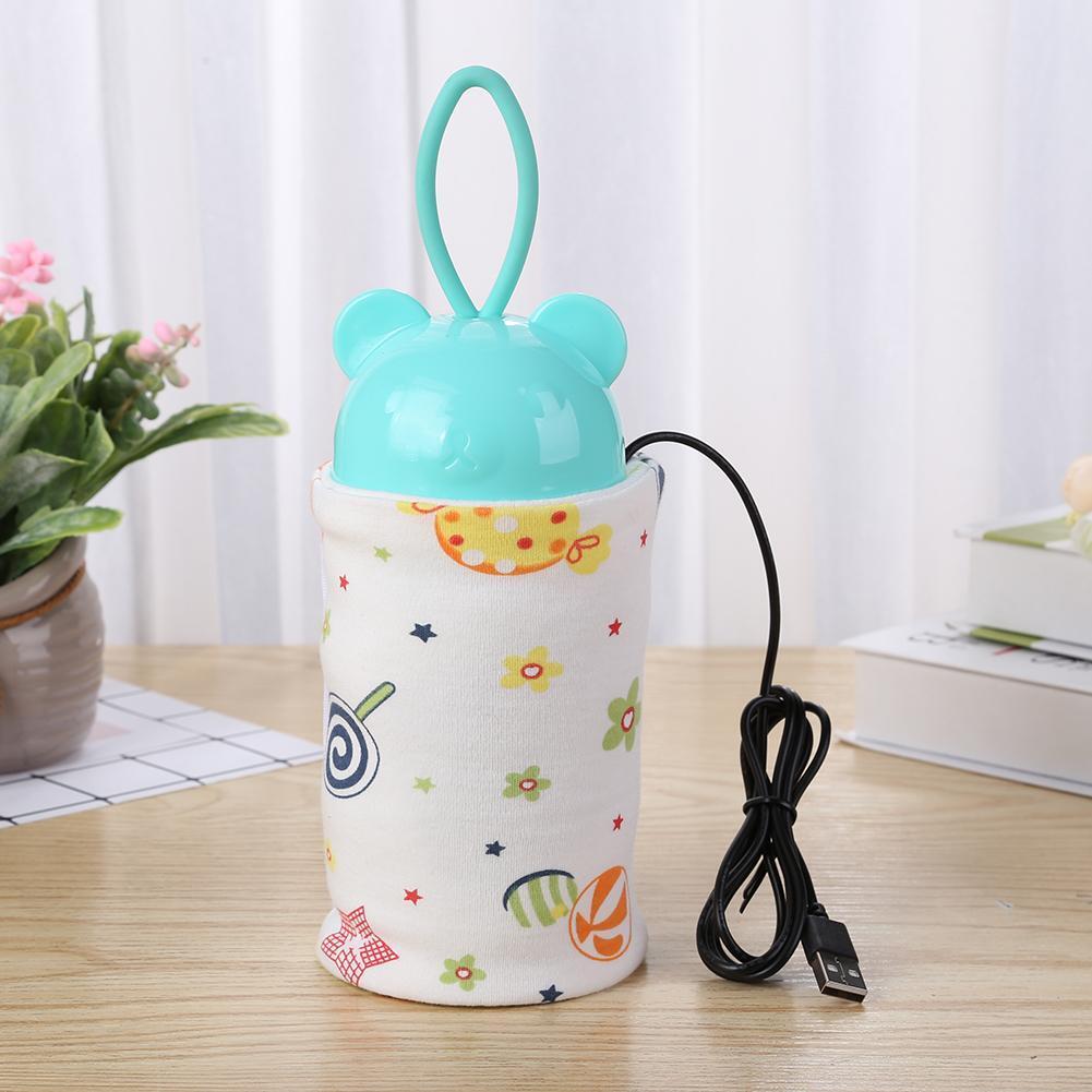 Baby Bottle Warmer Portable Milk Cup Heater Infants Feeding Bottle Bag (D)