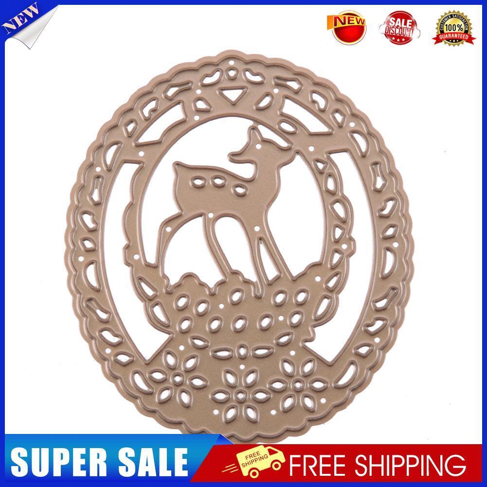 Deer Egg Metal Cutting Dies Stencils Xmas Party Craft Scrapbooking Card-140