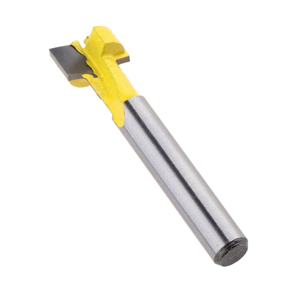 T-Slot Shank Router Milling Cutter Bit 1/4 Inch Tongue & Groove Woodworking Tool