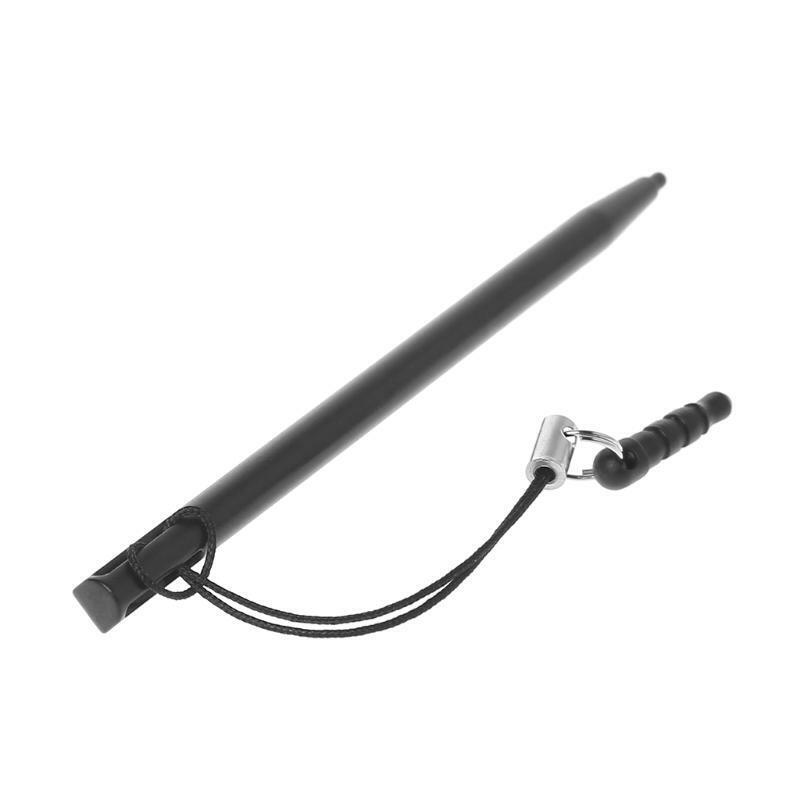 Resistive Touch Screen Stylus Hard Tip Pen With Dust Plug Rope For POS PDA MP5