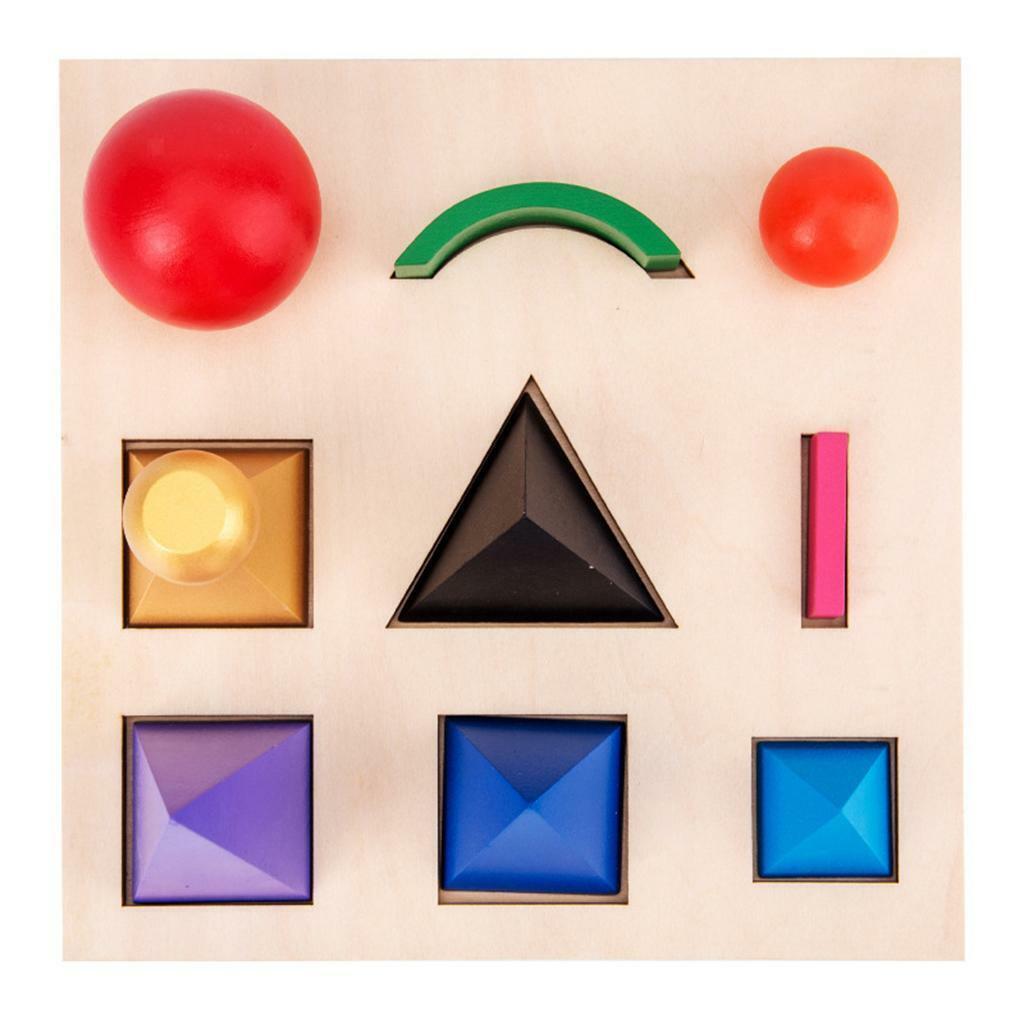 Multiple Shape puzzle playing Sorting  Block Develop Montessori