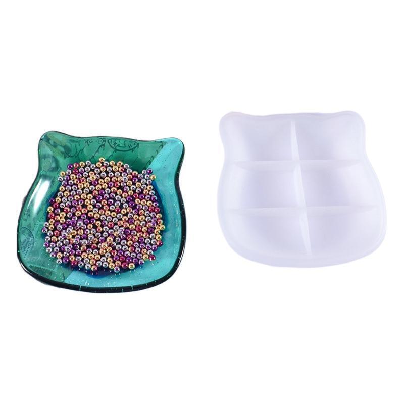2 Pcs Silicone Cake Holder Tray Mold Fruit Cup Mold Food Station Serving Mold
