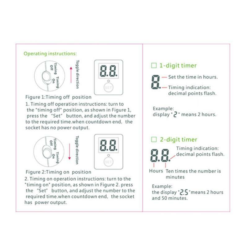 European Standard Timer Socket Functional LCD Digital Timer Socket EU Plug