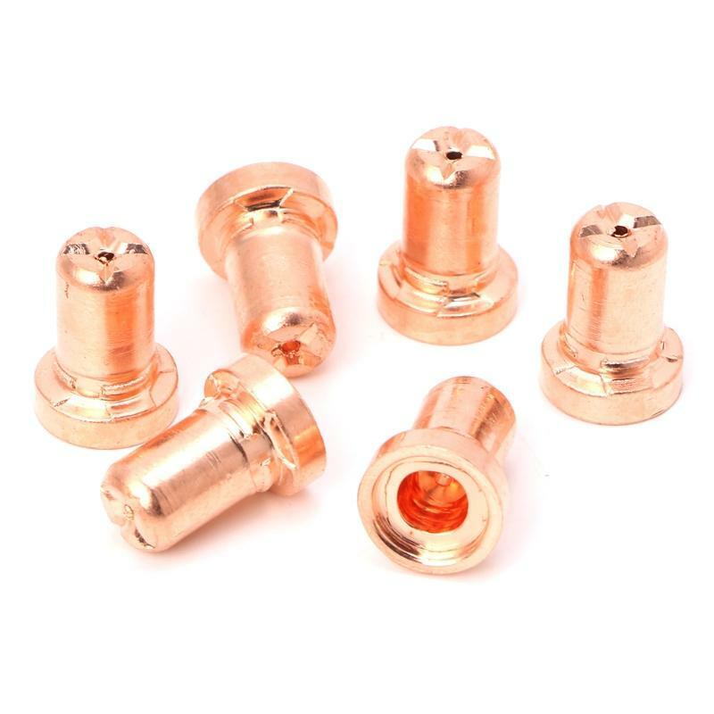 60PCS  Extended Long Plasma Cutter Tip Electrodes&Nozzles Kit  Welding Nozzle