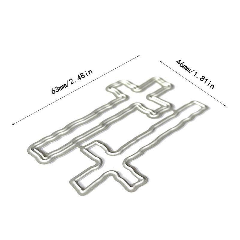 Cross Metal Cutting Dies Stencil Scrapbooking DIY Album papr Card Embossing