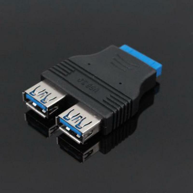 USB 3.0 Hub Extension Board USB devices 20pin to 2 port USB3.0 Adapter 4.8Gbps