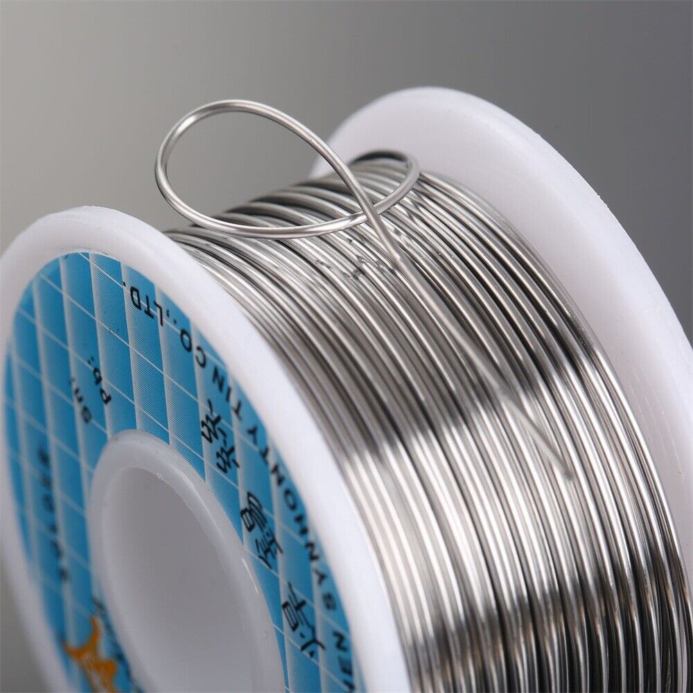Tin Lead 0.8mm Solder Soldering Welding Iron Wire Reel No Spattering 100g 1pc