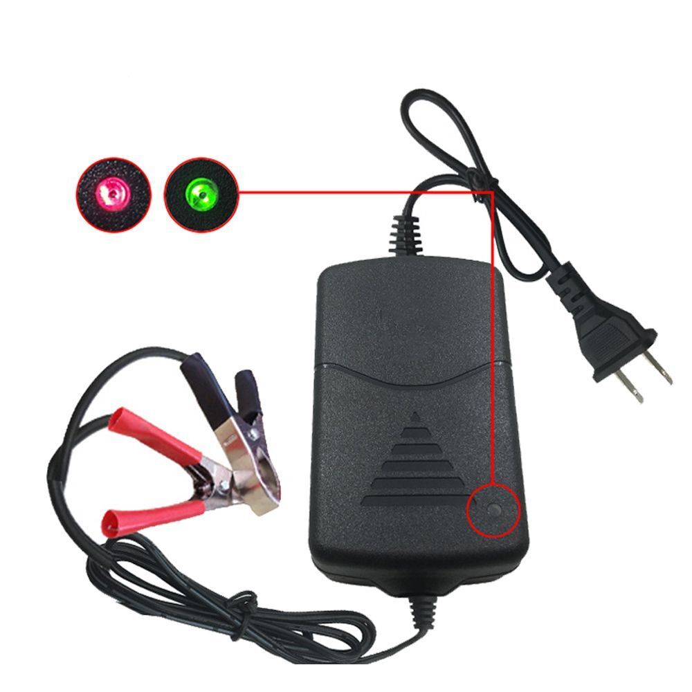Charger with Clip Battery Care Power Adapter Mini Battery Charger Car Charging