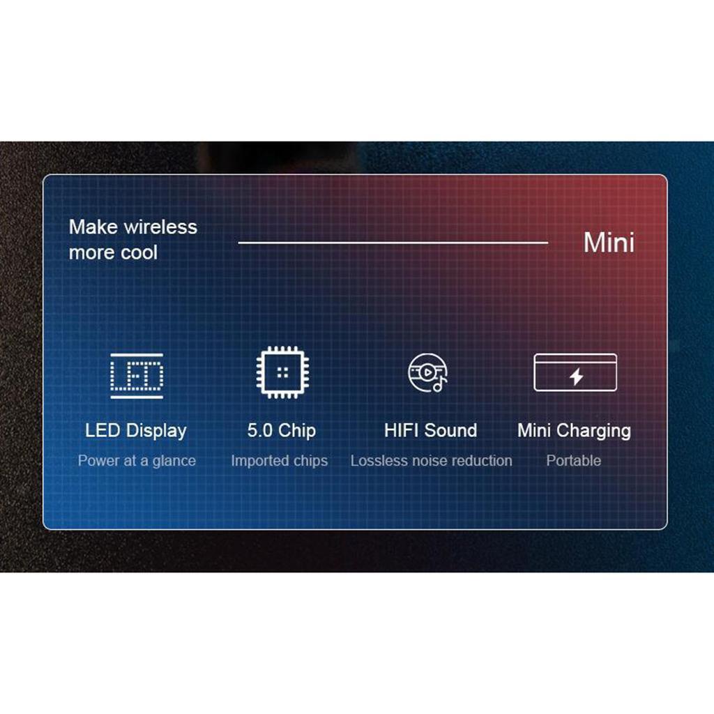 Wireless Earphones Earbuds And Noise Canceling HiFi Charging Case