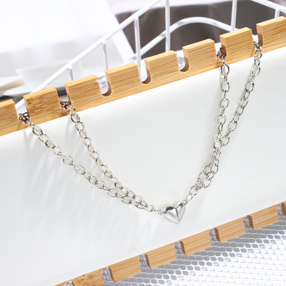 Charm Couples Bracelets Valentine's Day Jewelry Lover Chain Heart Bracelet