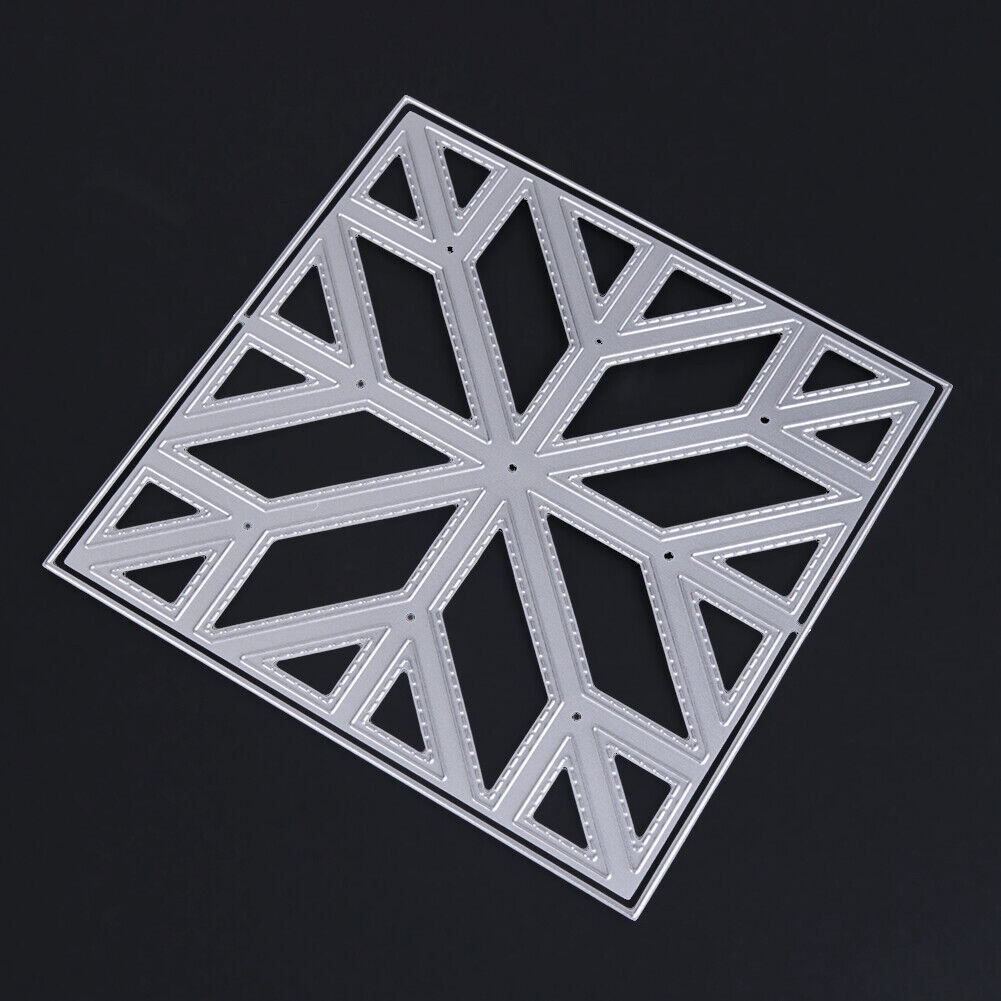 Square Rhombus Cutting Dies Stencils Scrapbook Embossing DIY Craft Album -1