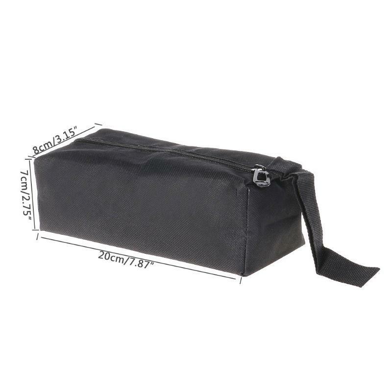 Waterproof Oxford Canvas Tool Bag Screw Nails Drill Bit Metal Parts Storage Case
