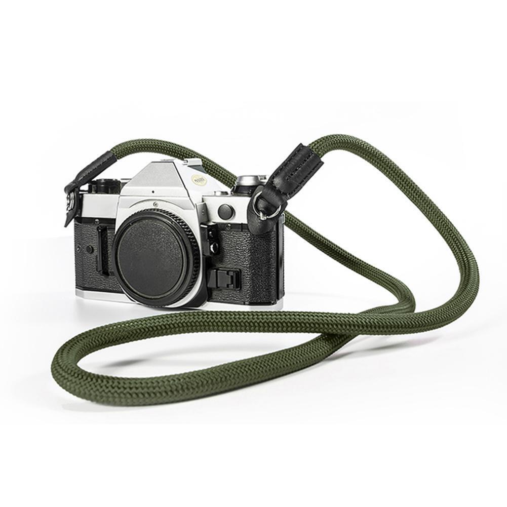 Nylon Rope Camera Shoulder Neck Strap Belt for DSLR Camera (Army Green)