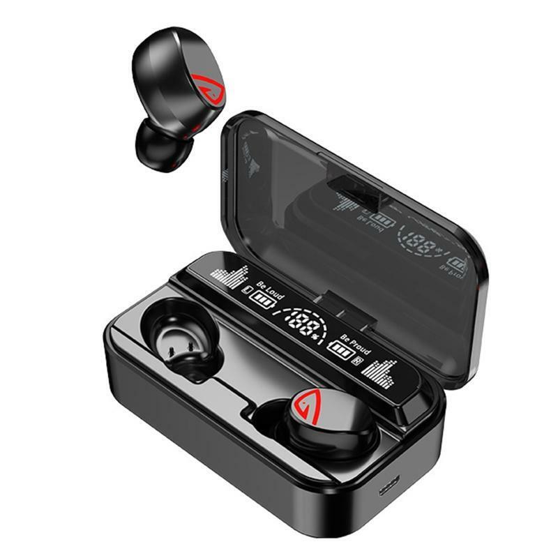 LED Screen Earphone Stereo Earphones Bass Sound Headphone Hi-Fi Sound Quality
