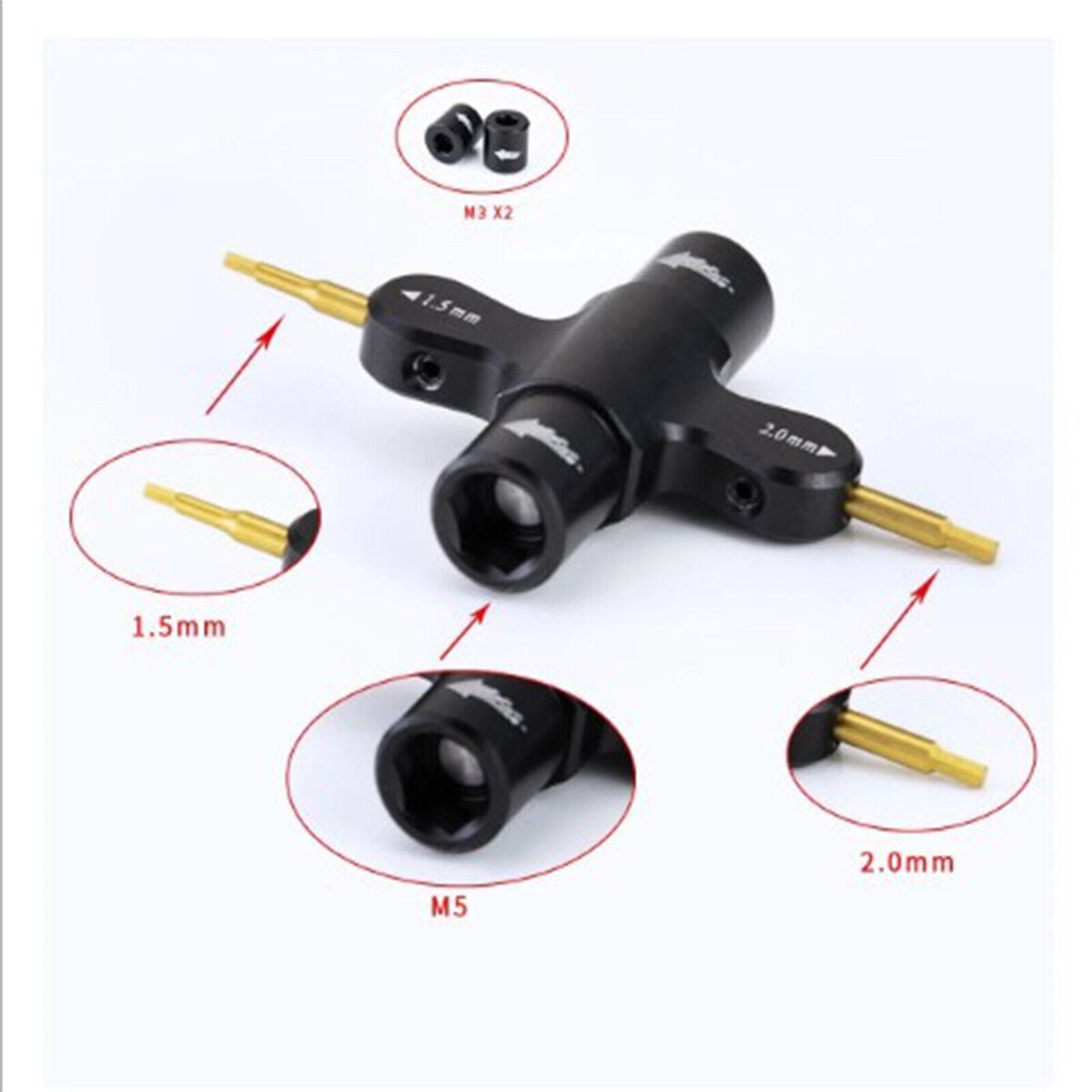 M3/M5 Bearing Quick Release Screws Wrench Repair Tools For RC FPV Racing Drone #