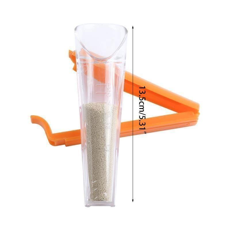 Yeast Measuring Cup with Sealing Clip Yeast Measure Scale Spoon Baking Tools