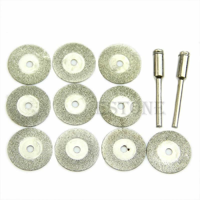 Rotary Tool Circular Saw Blades Cutting Discs Mandrel Cutoff 20mm 10pcs