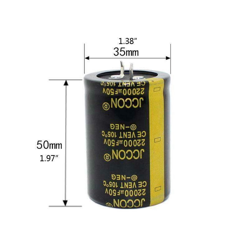 50V 22000uF 35x50mm Aluminum Electrolytic Capacitor High Frequency Low Impedance