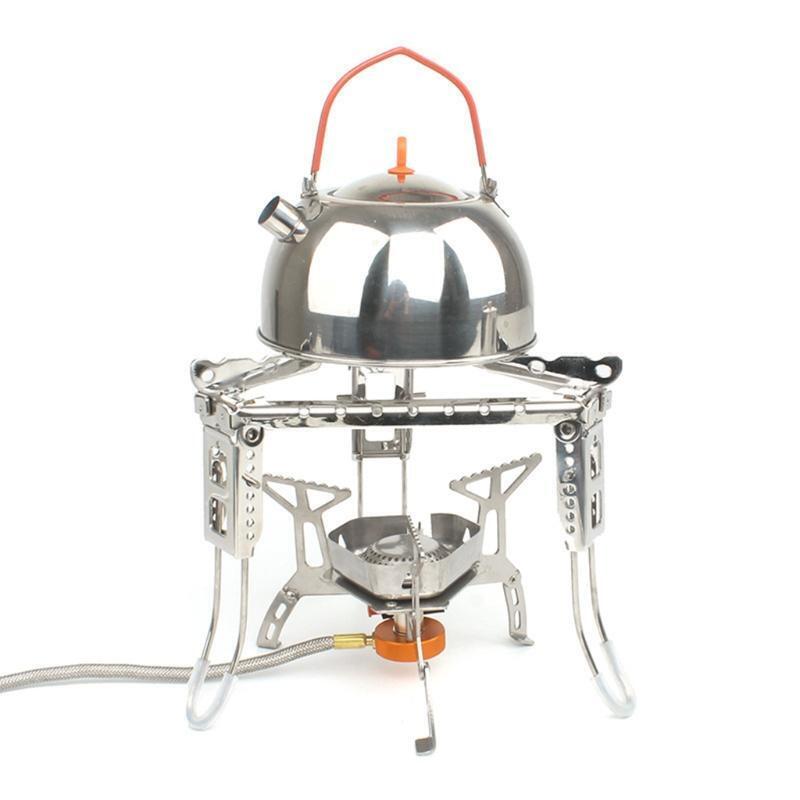 Barbecue Pot Holder Camping Stainless Steel Outdoor Camping Barbecue Stove Rack