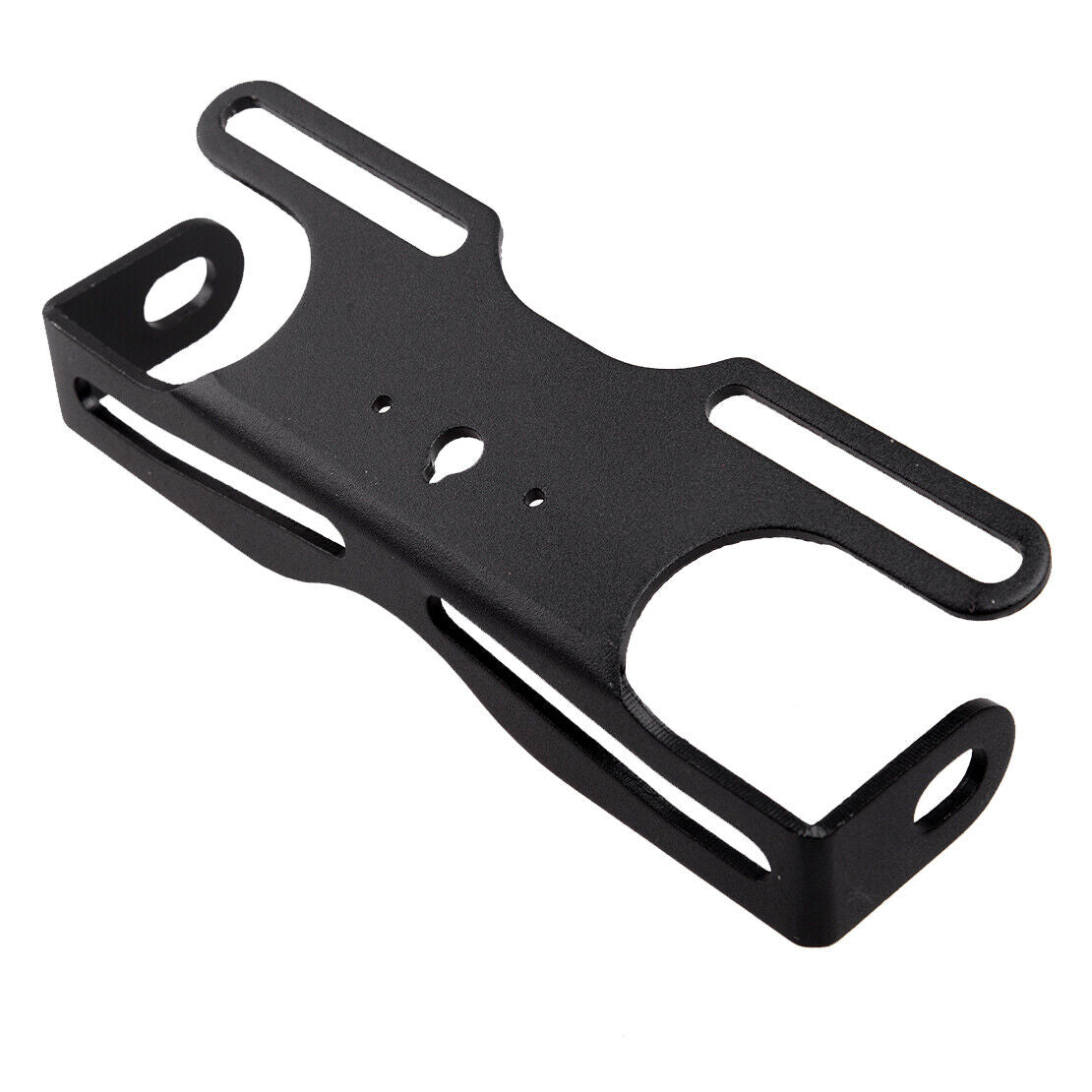 Black Motorcycle Tail License Number Plate Holder Fender Eliminator Tidy