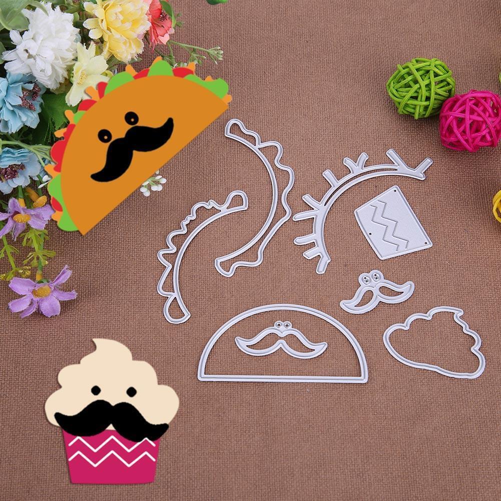 8pcs Metal Pancake Cutting Dies Stencils DIY Scrapbooking Embossing Craft