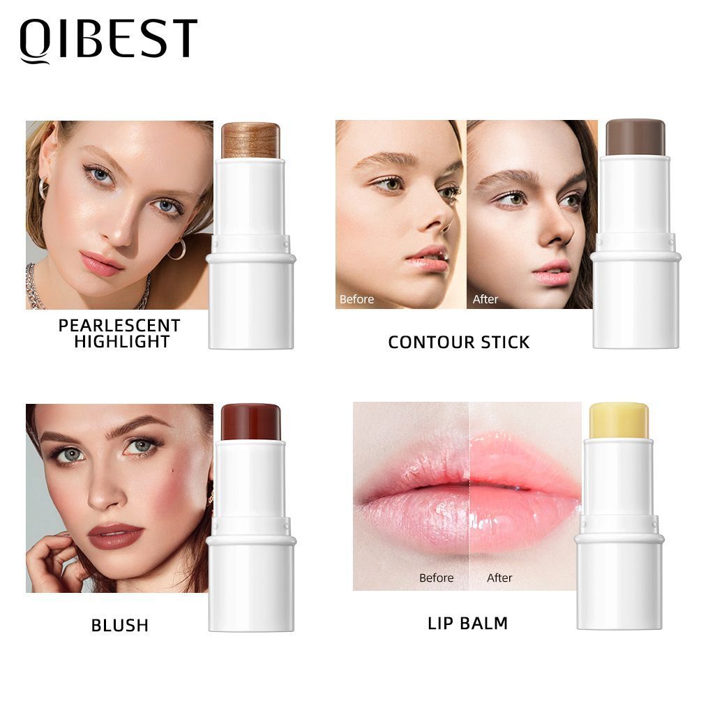 Stick Bronzer Contour Blush Stick Highlighter Makeup Sticks Set Face Concealer