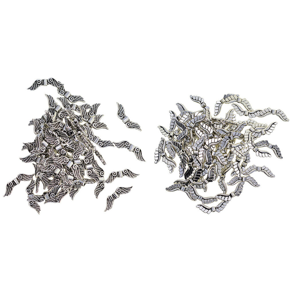 100 Tibetan  Wing Spacer Charm  Jewelry DIY Making 23x8mm