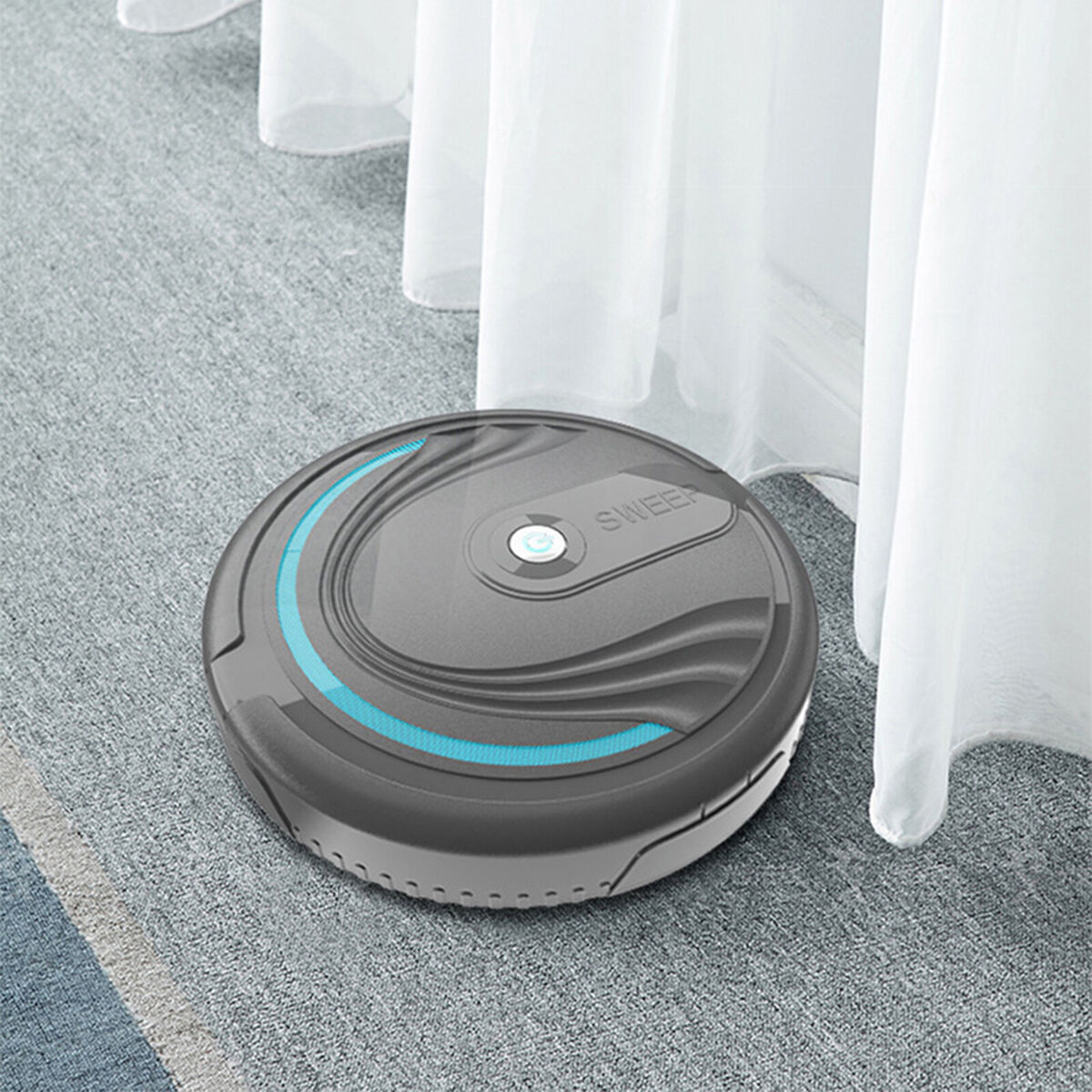 Robot Vacuum Cleaner - Rechargeable Automatic Smart Sweeping Cleaning Robot