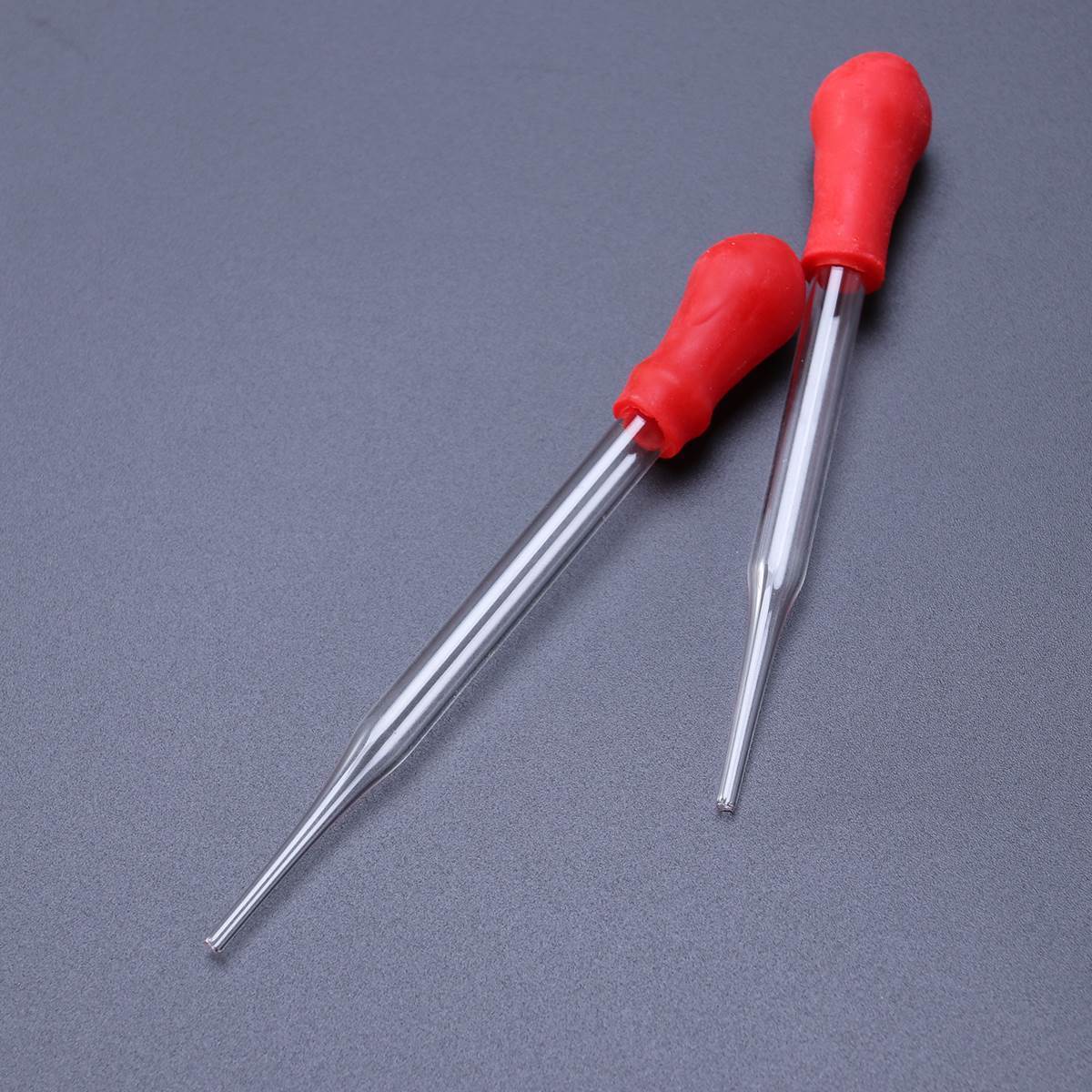 10pcs Rubber Head Glass Dropper Liquid Medicine Medical Laboratory Pipette