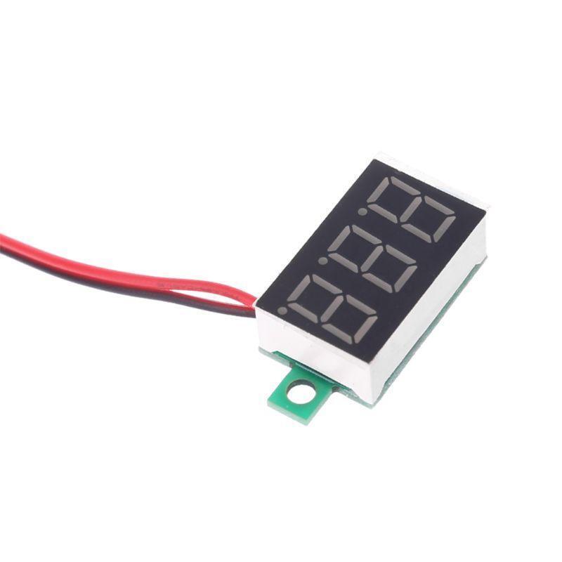 4.5-30V Two-wire DC Voltage Meter  with Red LED Display Digital Voltmeter