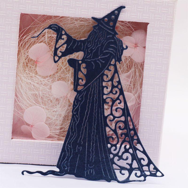 Halloween Wizard DIY Handicrafts Cutting Dies Metal Cutting Stencils for Stamp