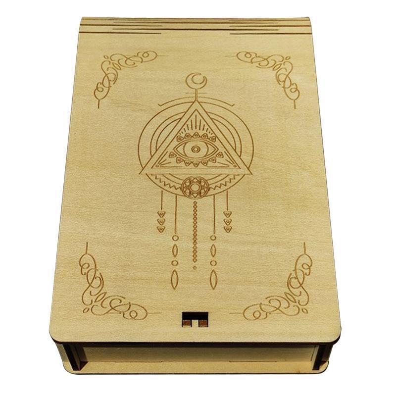 Playing Card Wooden Storage Box Case Holder Jewelry Poker Chip Case Organizers