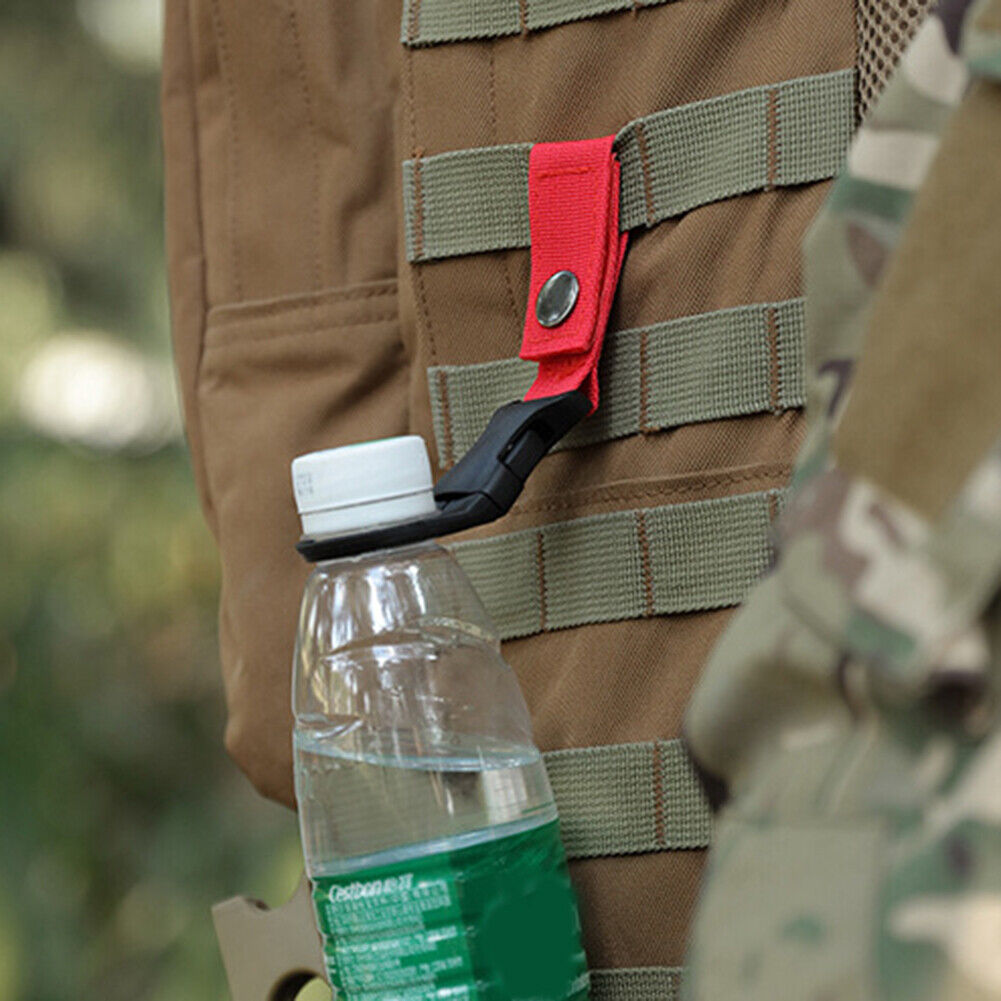 Outdoor Water Bottle Buckle Holder Camp Carabiner Belt Webbing Hanger Hook