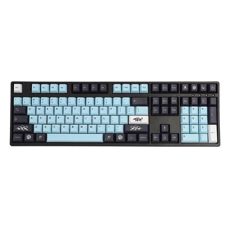 132 Keys PBT Dye Sublimation Keycaps for Mechanical Gaming Keyboard MX Switches