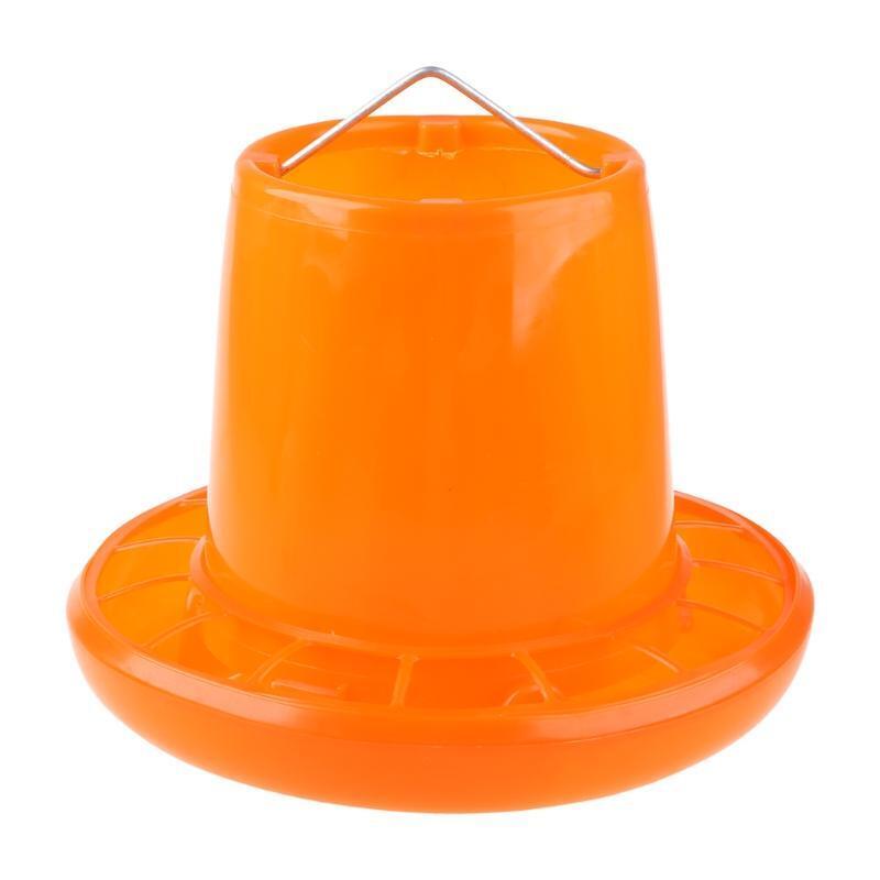 Chicken Feeder Plastic 3kg/6.6Lbs Gravity Fed Food Dispenser Easy to Refill