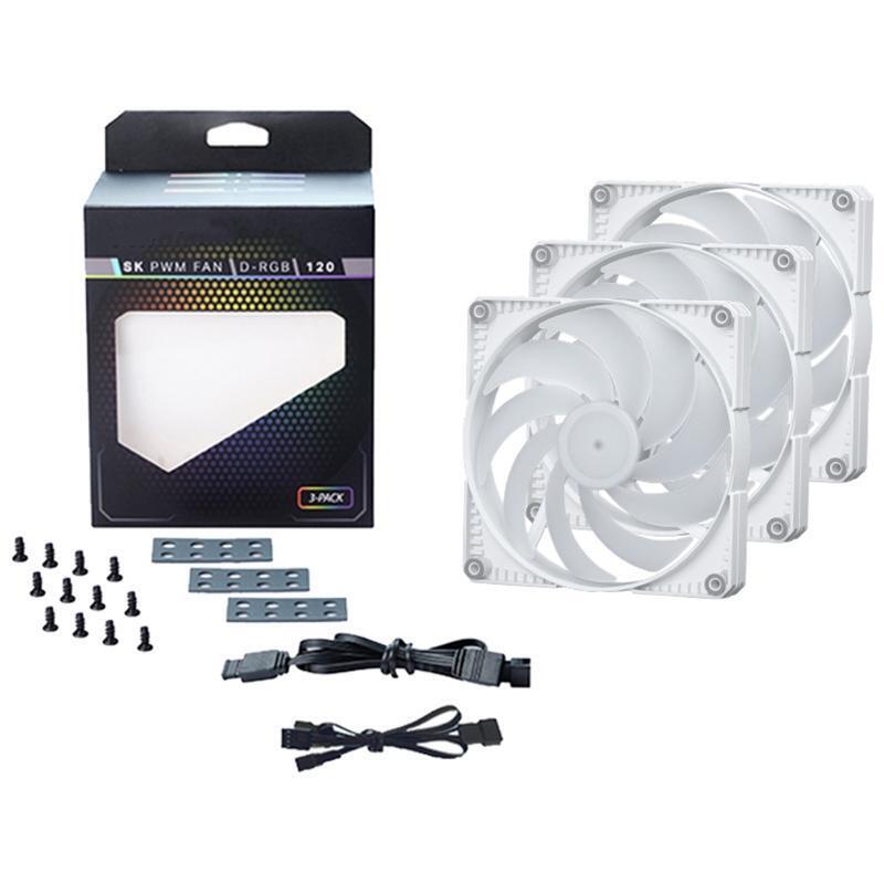 12cm A-RGB CPU Radiator Watercooling LED Fan 1500RPM for Chassis PC Case 3Pin
