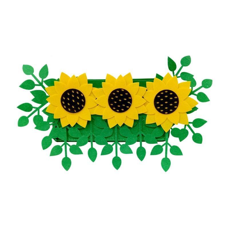 Sunflower Planting Bag Felt Cloth Flower Plant Grow Pot Plants Container