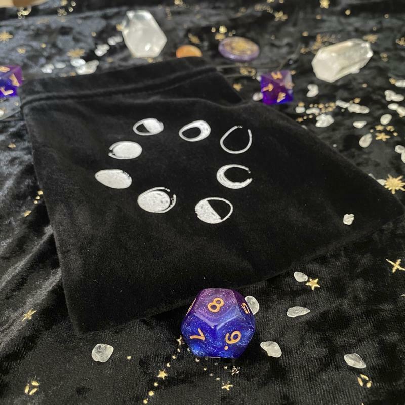 Star Pendulum Board Wooden Dowsing Board Divination Tarot Game Cards Velvet Bag