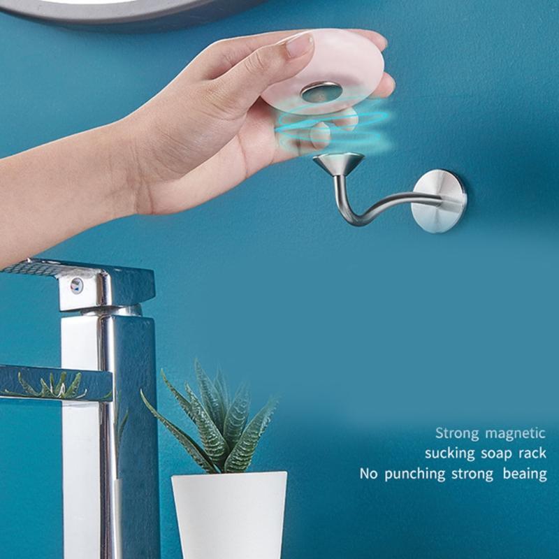 Multifunctional Magnetic Soap Dishes Water-free Soap Holder Dual Purpose