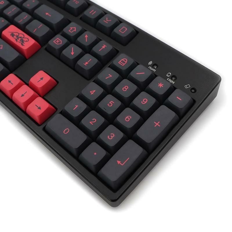 132pcs Keycaps PBT Dye Sub XDA Keycap for Cherry Gaming Mechanical Keyboard DIY