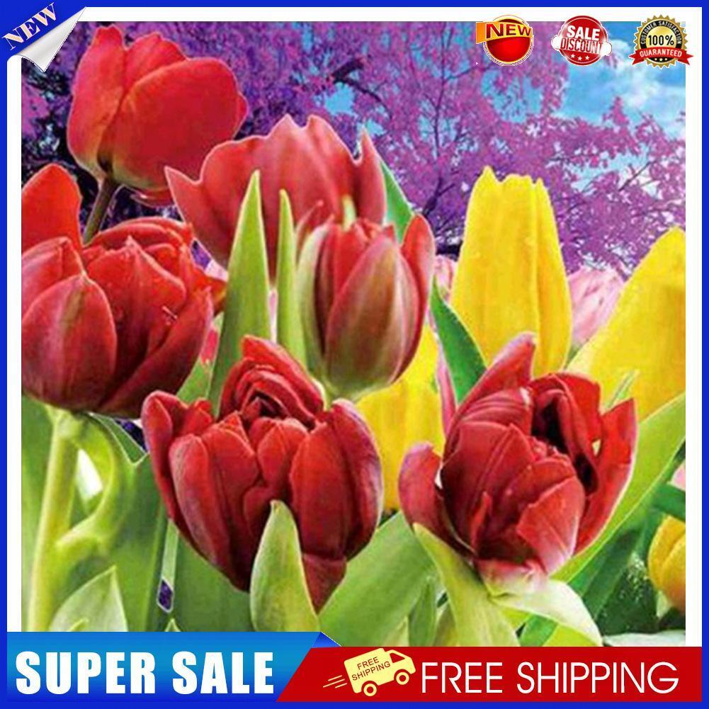 Tulip 5D Diamond Embroidery DIY Craft Painting Cross Stitch Mosaic Decor
